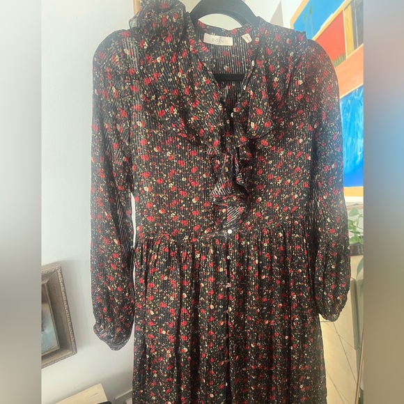 Doen Ruffle Front Midi Dress - Picture 2 of 4